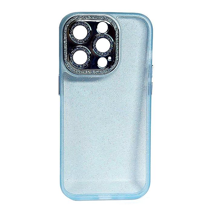 Накладка Fashion Color Diamond для Iphone 14 Pro (Blue)