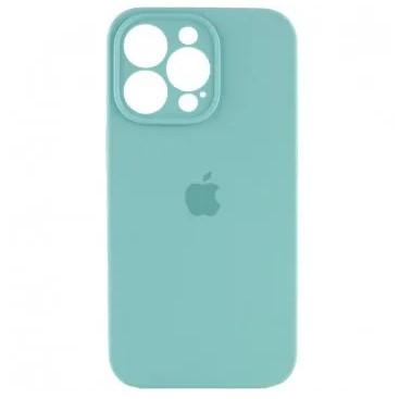 Silicone Case Full Camera Protective (AA) для iPhone 14 Pro (turquoise)