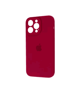 Silicone Case Full Camera Protective (AA) для iPhone 14 Pro Max (Rose red)