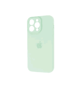 Silicone Case Full Camera Protective (AA) для iPhone 14  (Light Turquoise)