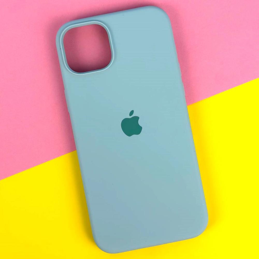 Silicone Case Full Protective (AA) для iPhone 13 (Spearmint)