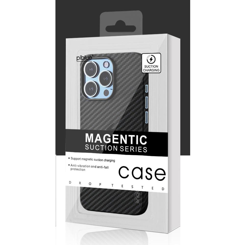 Piblue Magentic series case MagSafe Piblue Magentic series case MagSafe Carbon для IPhone 14 Pro Max (Чорний)