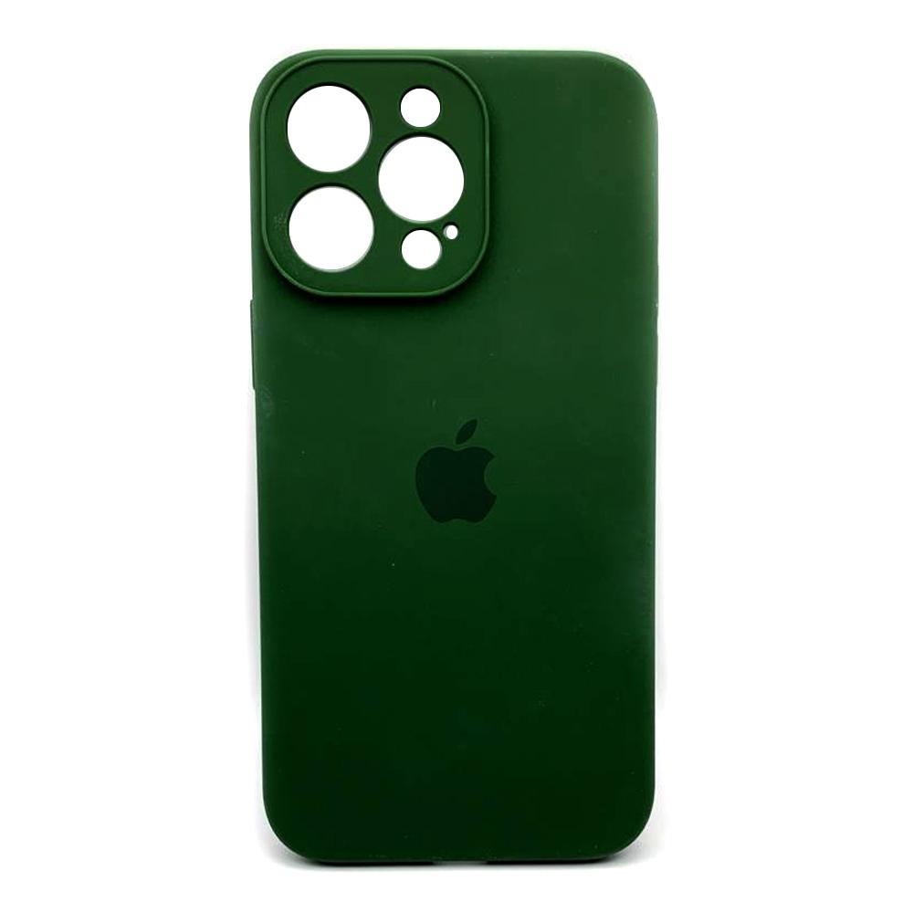 Silicone Case Full Camera Protective (AA) для iPhone 14 Pro Max (Khaki)