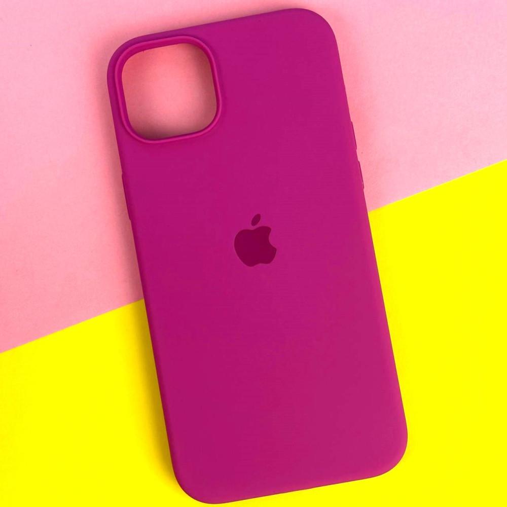 Silicone Case Full Protective (AA) для iPhone 15 Pro Max (Dragon fruit)