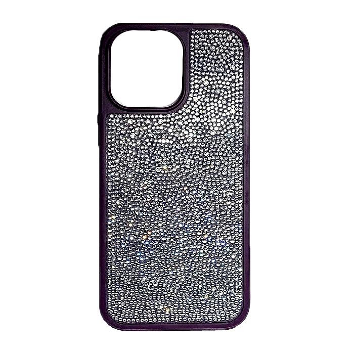 Накладка SW Grainy Diamonds для IPhone 14 Pro фіолетова