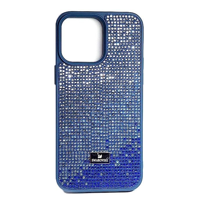 Накладка SW Diamonds для IPhone 14 Pro синя