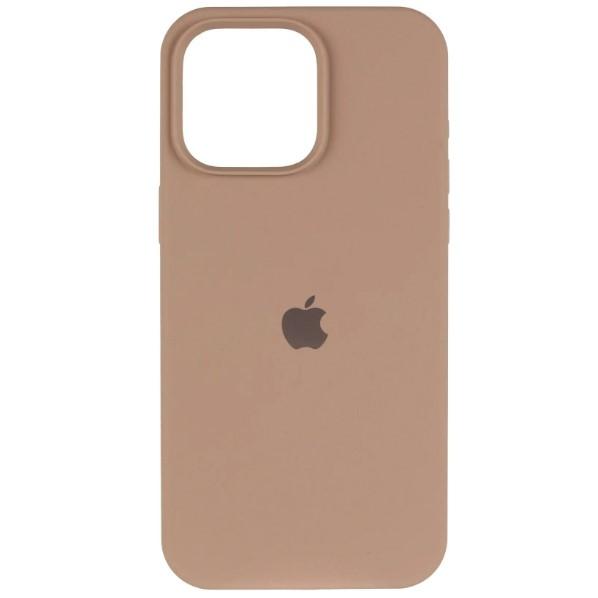 Silicone Case Full Protective (AA) для iPhone 15 Plus / 14 Plus  (Desert Gold)