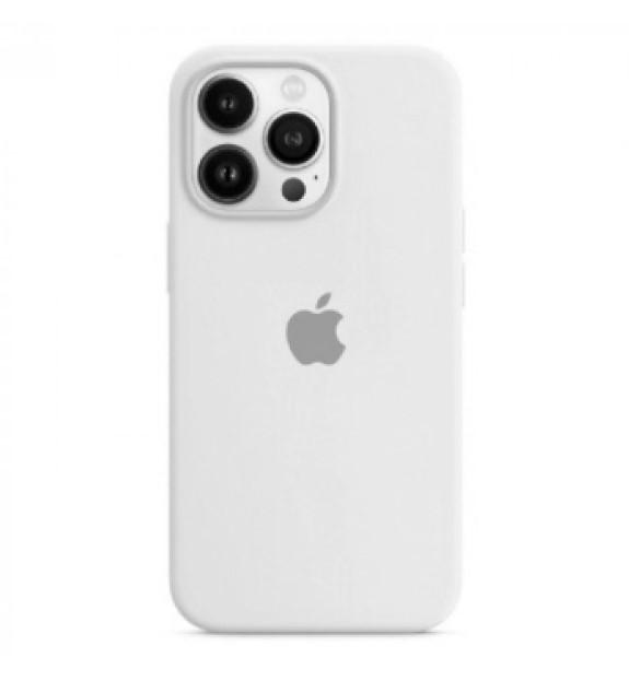 Silicone Case Full Protective (AA) для iPhone 15 Plus / 14 Plus (White)