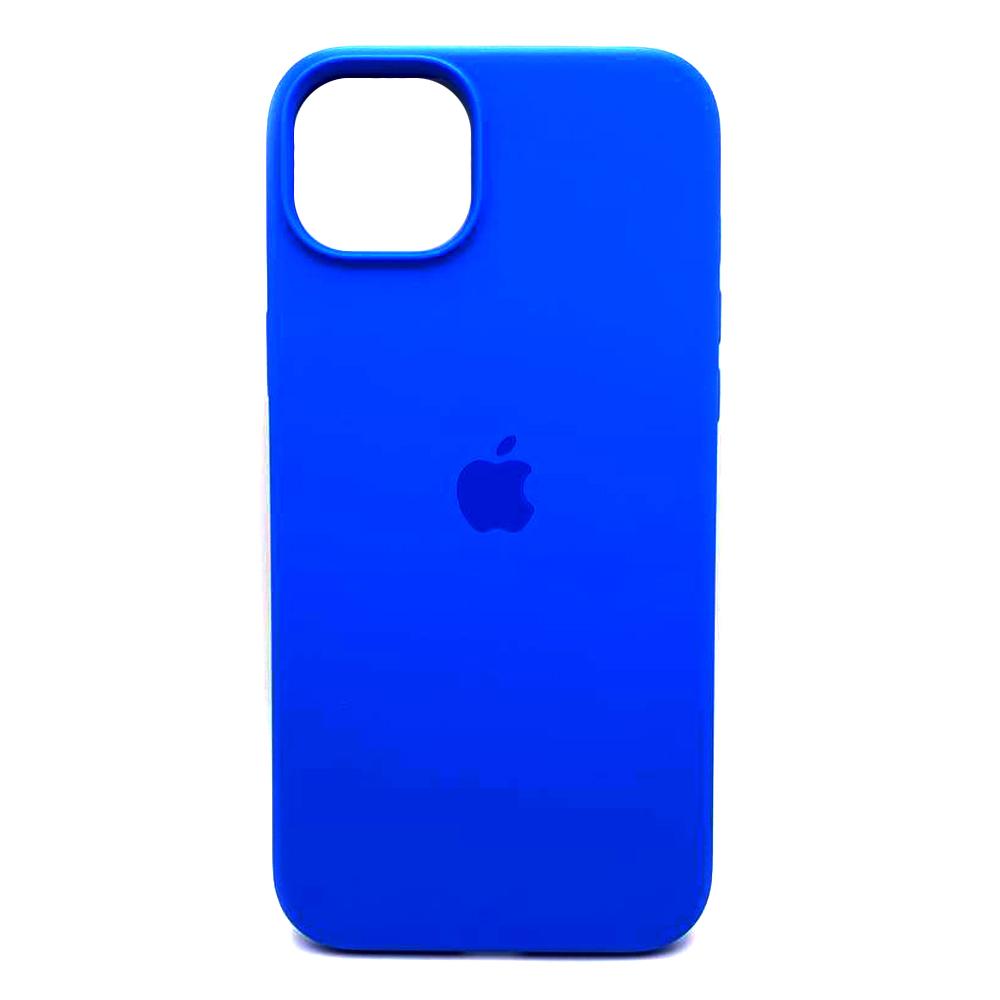 Silicone Case Full Camera Protective (AA) для iPhone 15 Pro (Bright blue)