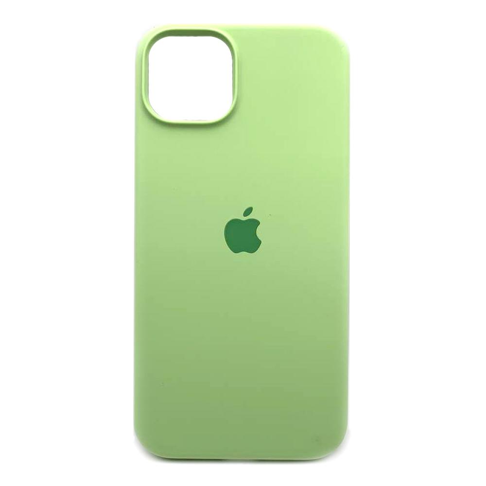 Silicone Case Full Protective (AA) для iPhone 15 Plus (Avocado)