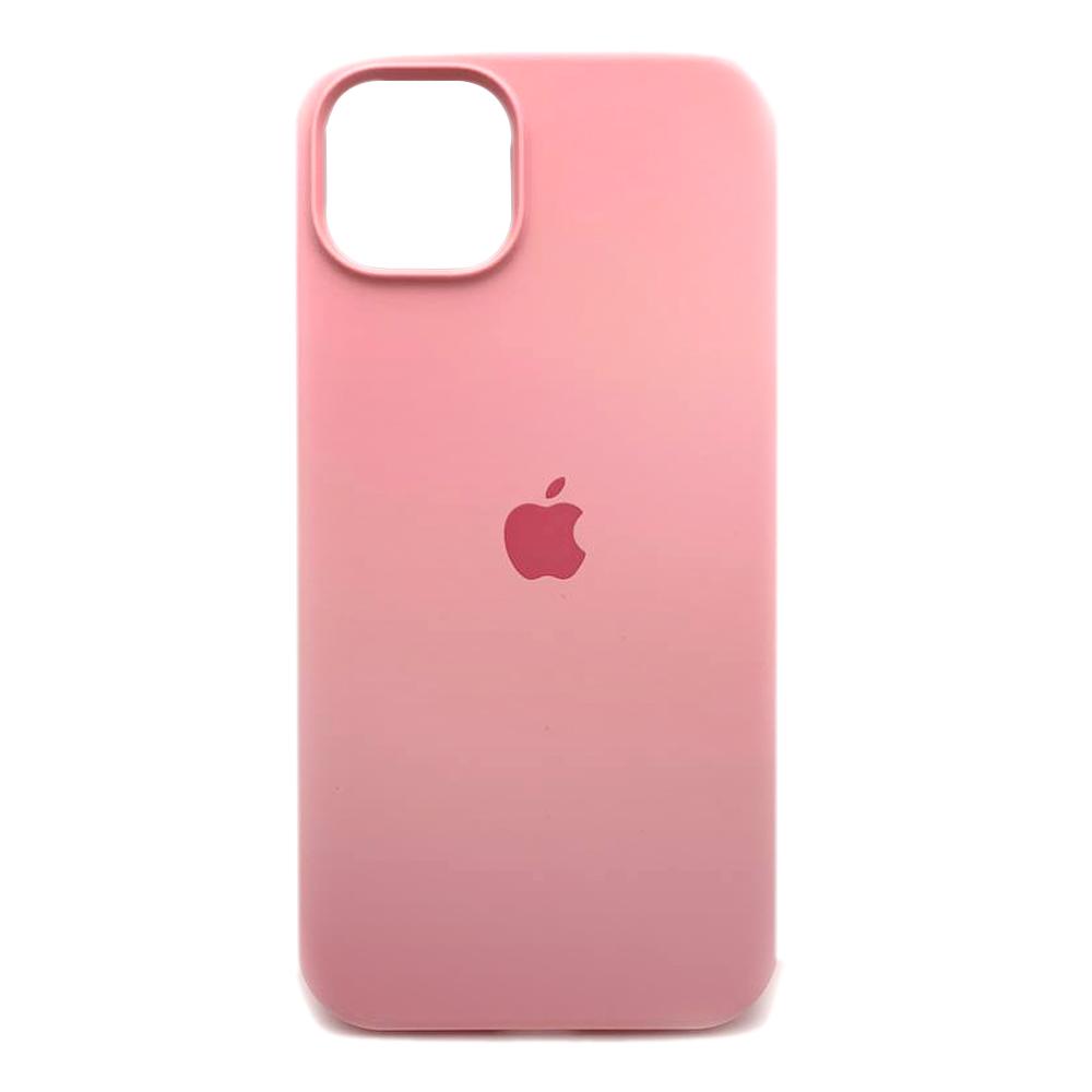 Silicone Case Full Protective (AA) для iPhone 15 Pro Max (Light pink)