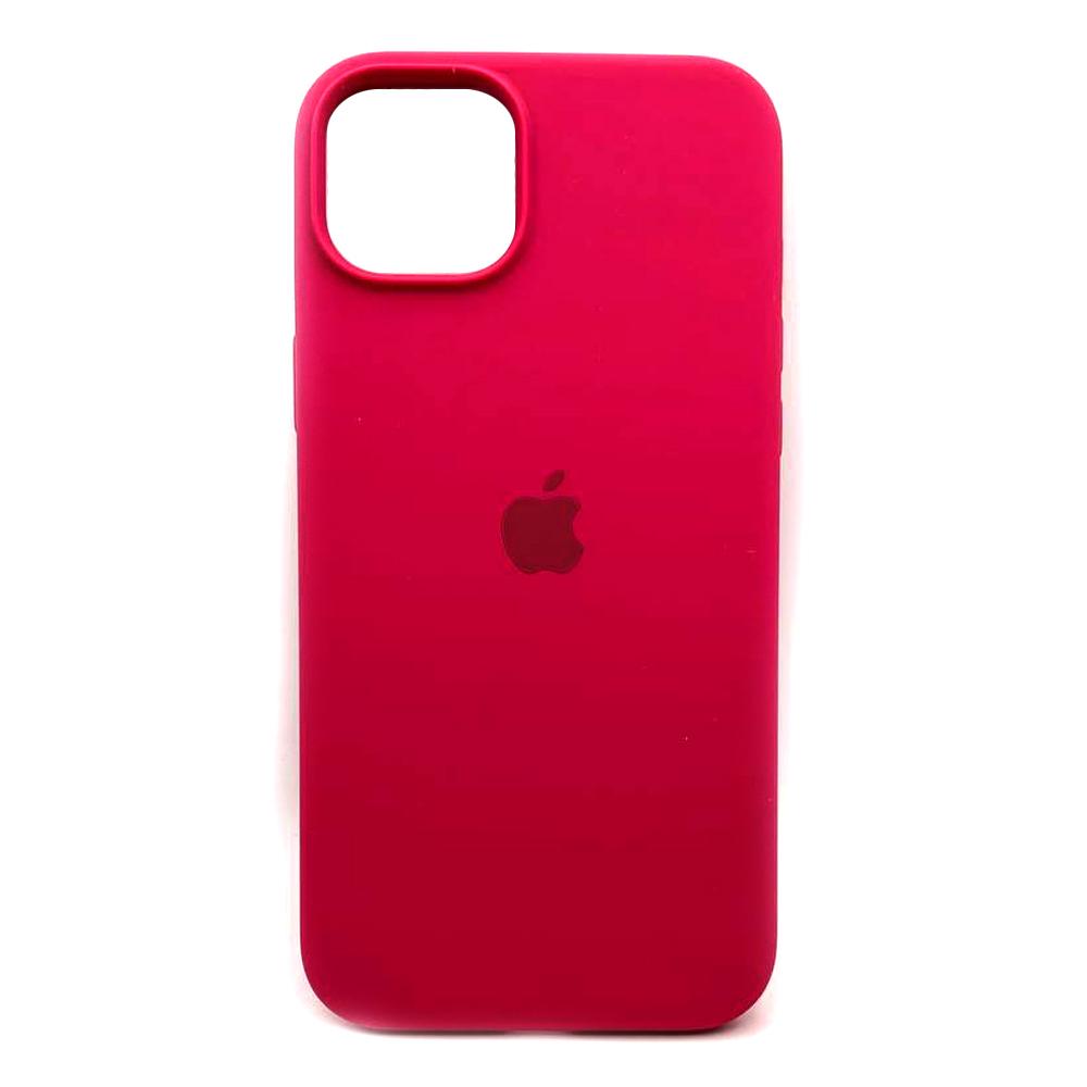 Silicone Case Full Protective (AA) для iPhone 15 Plus/14 Plus (Dragon fruit)