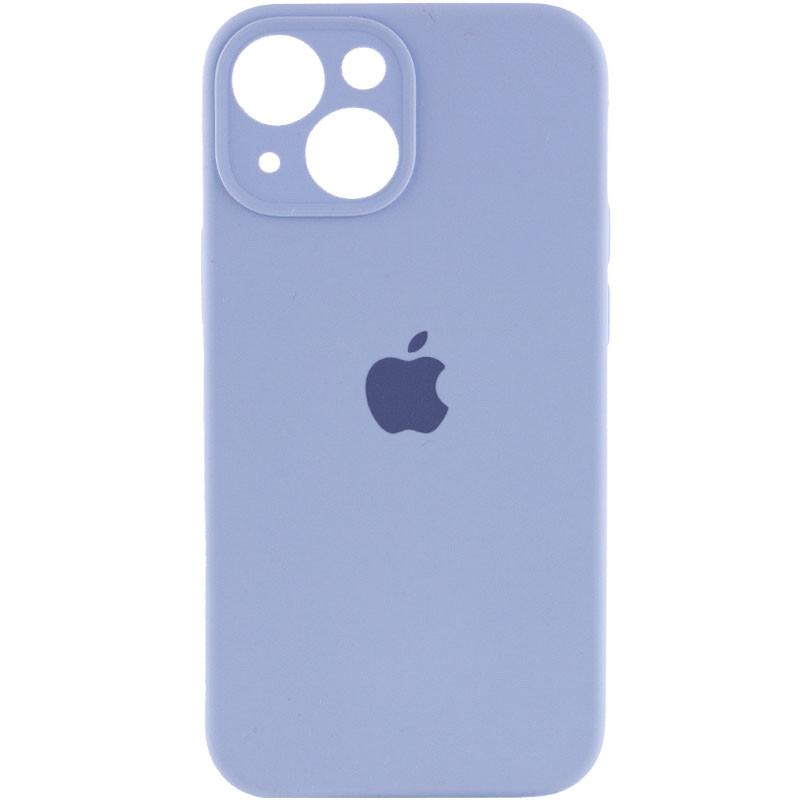 Silicone Case Full Camera Protective (AA) для iPhone 15 (Lilac blue)