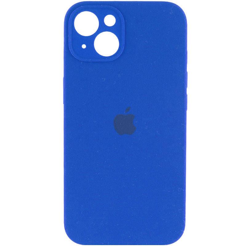 Silicone Case Full Camera Protective (AA) для iPhone 15 (Capri blue)