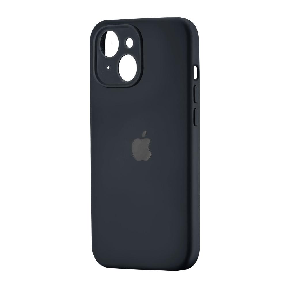 Silicone Case Square Full Camera Protective (AA) для iPhone 15  (Black)