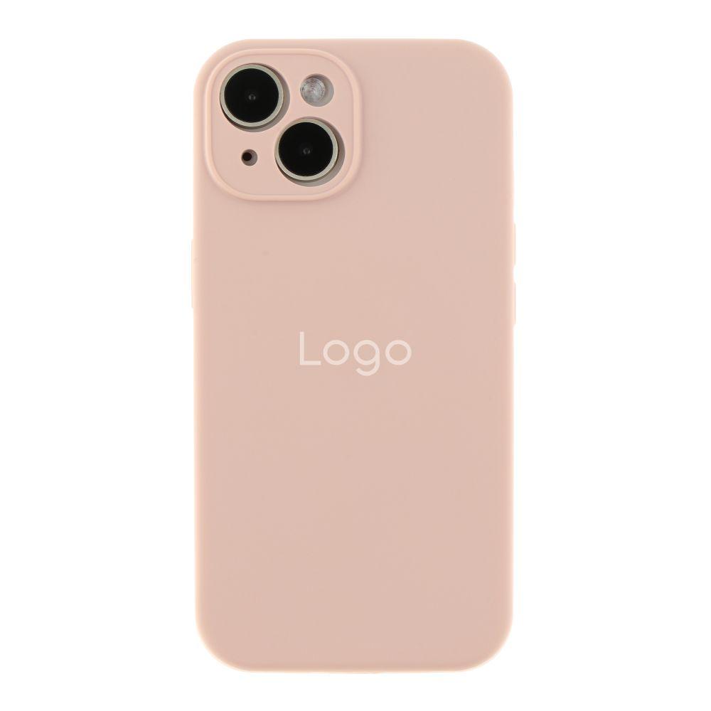 Silicone Case Full Camera Protective (AA) для iPhone 15 (Light pink)