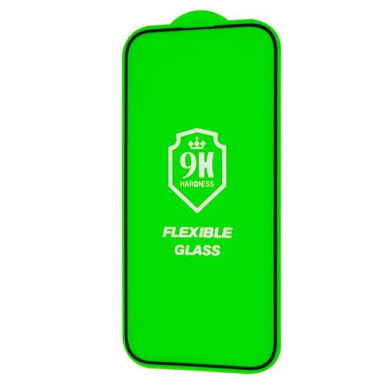 Захисне скло-плівка Flexible Glass для iPhone 15 / 16 (Black)