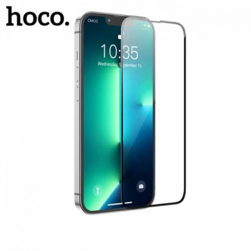 Захисне скло Hoco Full screen HD 5D large arc tempered glass для iPhone 15 Pro