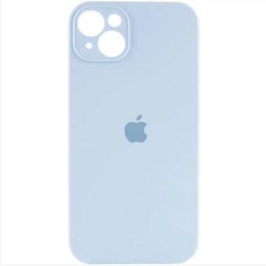 Silicone Case Full Camera Protective (AA) для iPhone 15 (Light blue)