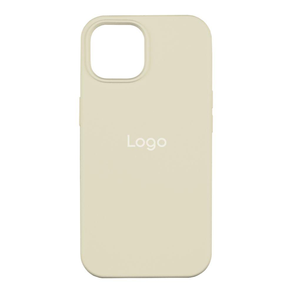Silicone Case Full Protective (AA) для iPhone 15 Pro (Antiqie white)