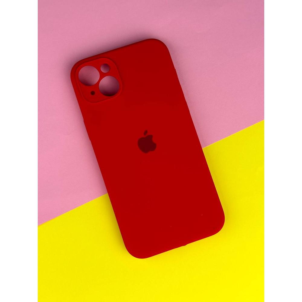 Silicone Case Full Camera Protective (AA) для iPhone 15 (Red)