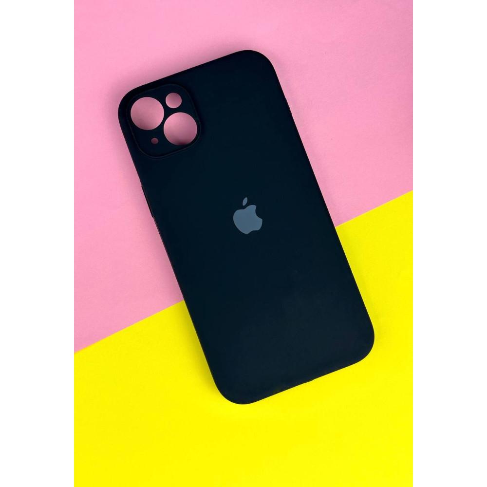 Silicone Case Full Camera Protective (AA) для iPhone 15 (Black)