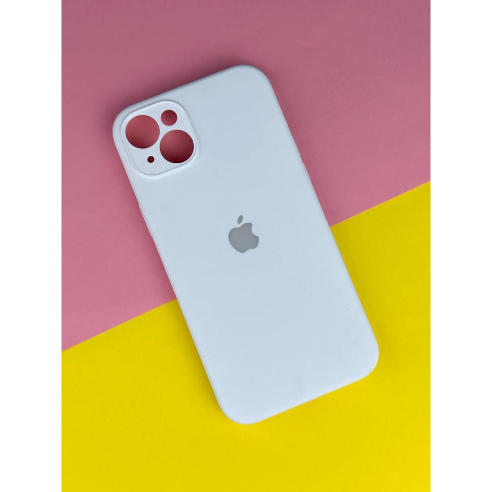 Silicone Case Full Camera Protective (AA) для iPhone 15 (White)