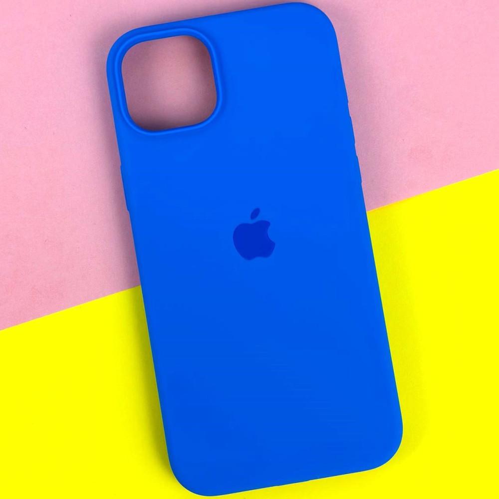 Silicone Case Full Protective (AA) для iPhone 15 (Light blue)