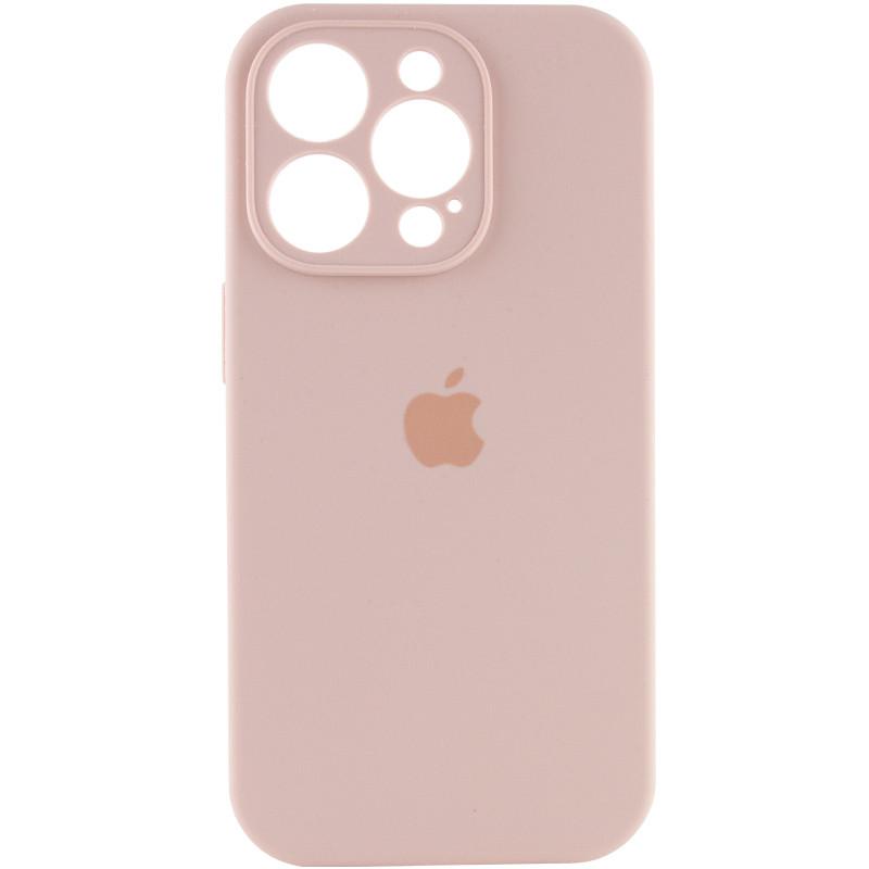 Silicone Case Full Camera Protective (AA) для iPhone 15 Pro (Pink sand)