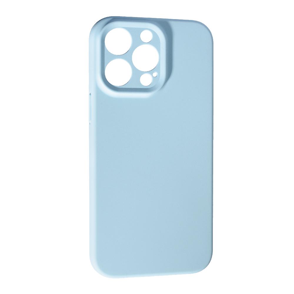 Silicone Case Full Camera Protective NO LOGO (AA) для iPhone 15 Pro (Lilac cream)