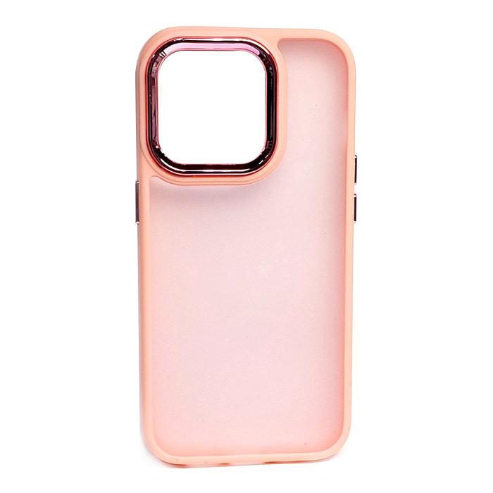 Накладка FIBRA Metallic Matte для Iphone 15 Pro (Pink)