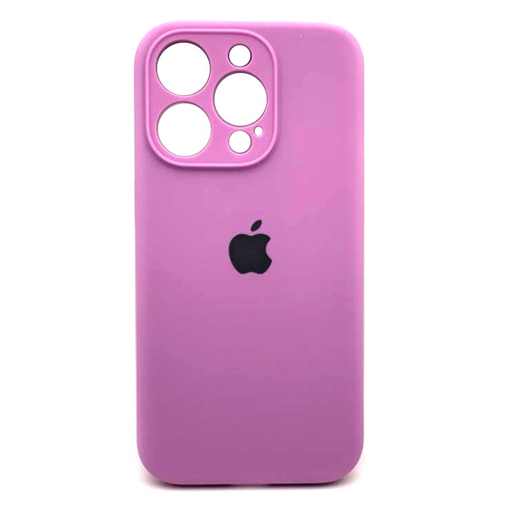 Silicone Case Full Camera Protective (AA) для iPhone 15 Pro (Lilac pride)