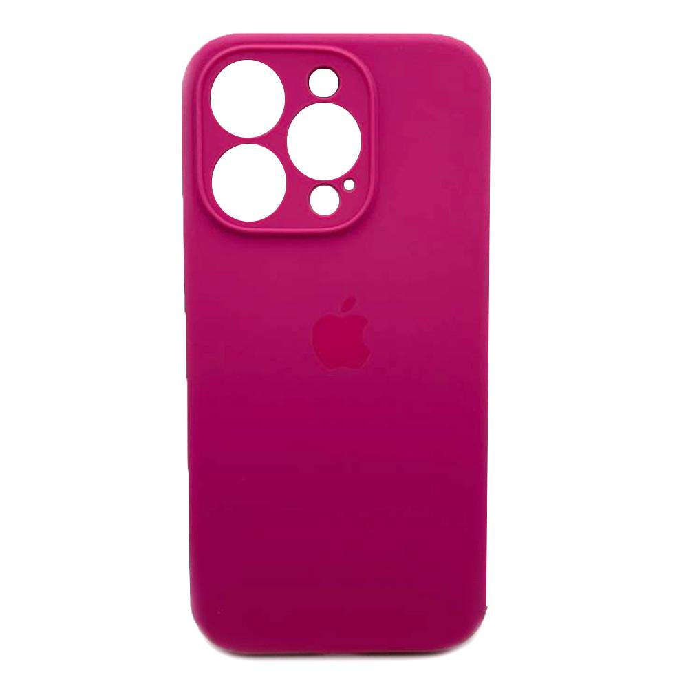 Silicone Case Full Camera Protective (AA) для iPhone 15 Pro (Dragon fruit)