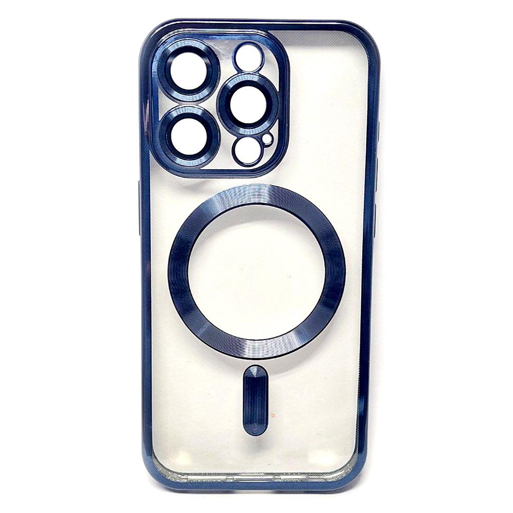 Накладка SHINING Camera MagSafe для  iPhone 15 Pro Dark blue