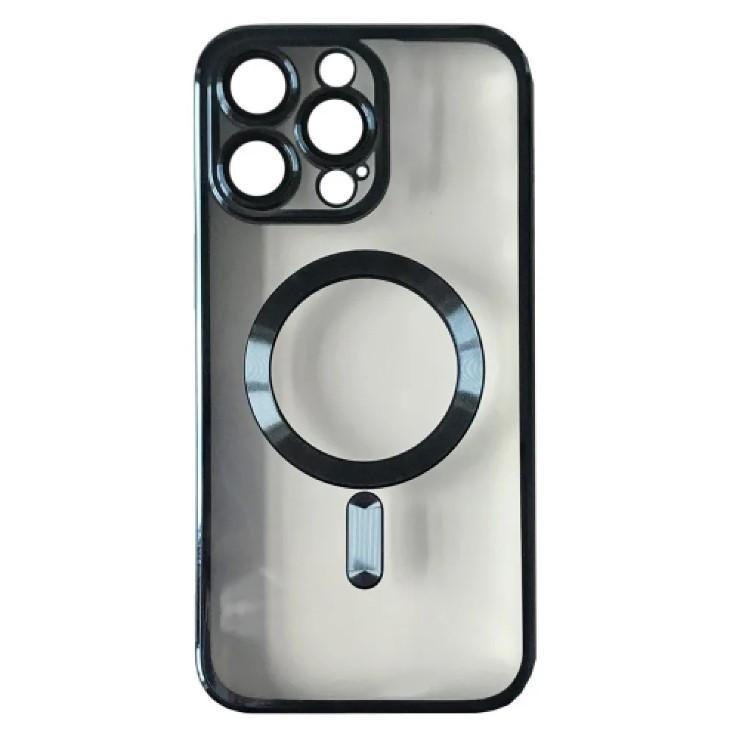 Накладка SHINING Camera MagSafe для iPhone 15 Pro Max (Blue Titanium)