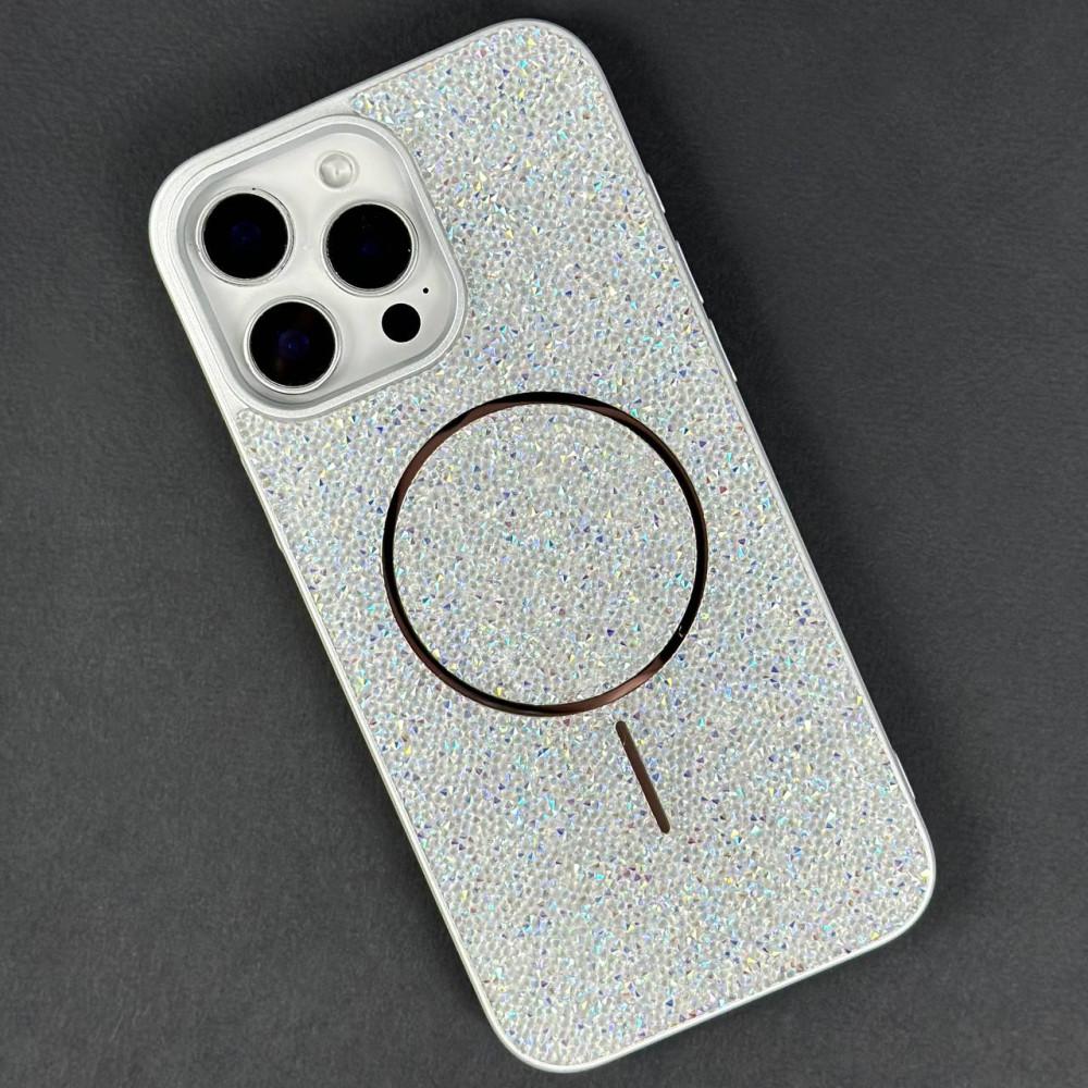 Чохол SW Magnetic для IPhone 15 Pro Max срібний