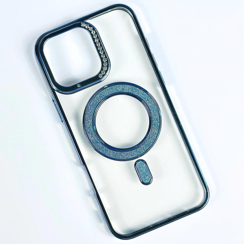 Чохол  Clear SW Magsave для IPHONE 15 PRO MAX світло синя