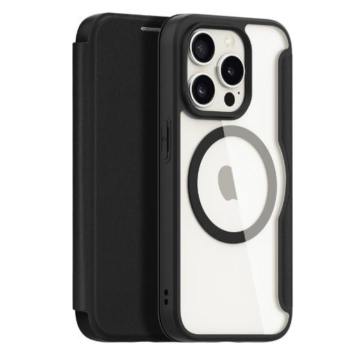 Книжка Dux Ducis Skin X Pro with MagSafe для iPhone 15 Pro (Black)