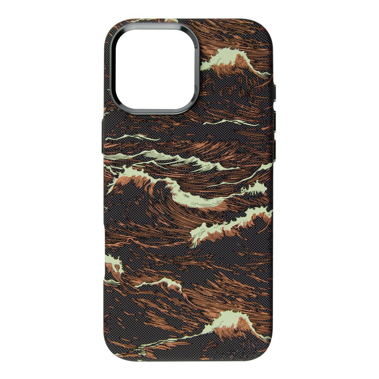 Чохол Carbonite Gleam Case with Magnetic Ring для IPhone 15 Pro Max (brown storm)