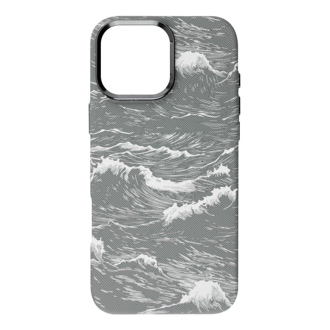 Чохол Carbonite Gleam Case with Magnetic Ring для IPhone 15 Pro Max (grey storm)