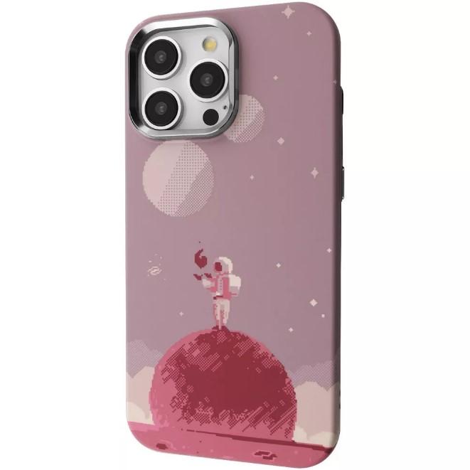 Чохол Pixel Case with Magnetic Ring для iPhone 15 Pro Max (astronaut)
