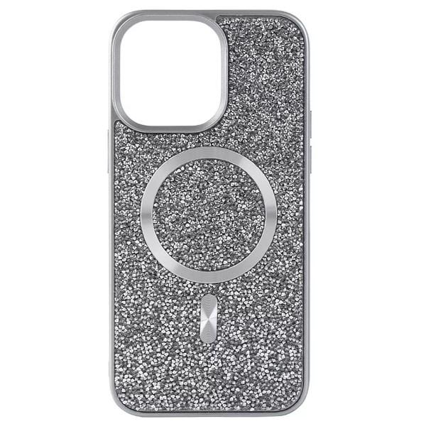 Swarovski Case with MagSafe для iPhone 13 / 14  Titanum grey
