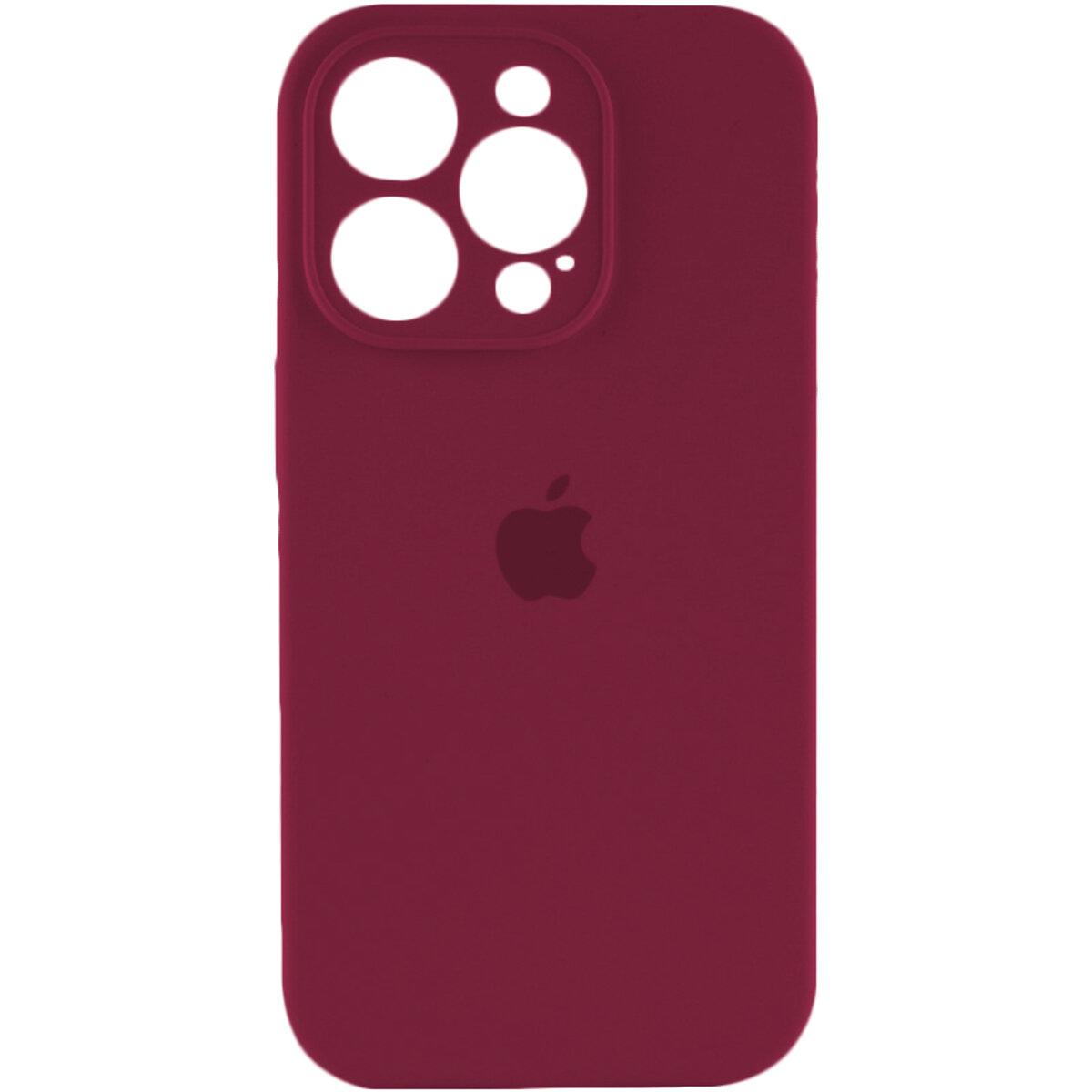 Silicone Case Full Camera Protective (AA) для iPhone 13 Pro Max (Plum)