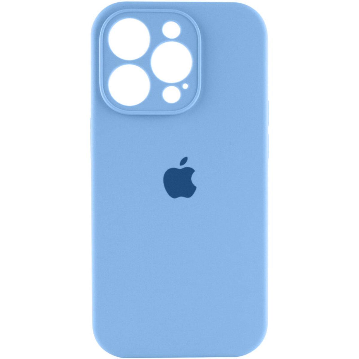 Silicone Case Full Camera Protective (AA) для iPhone 13 Pro Max (Cornflower)