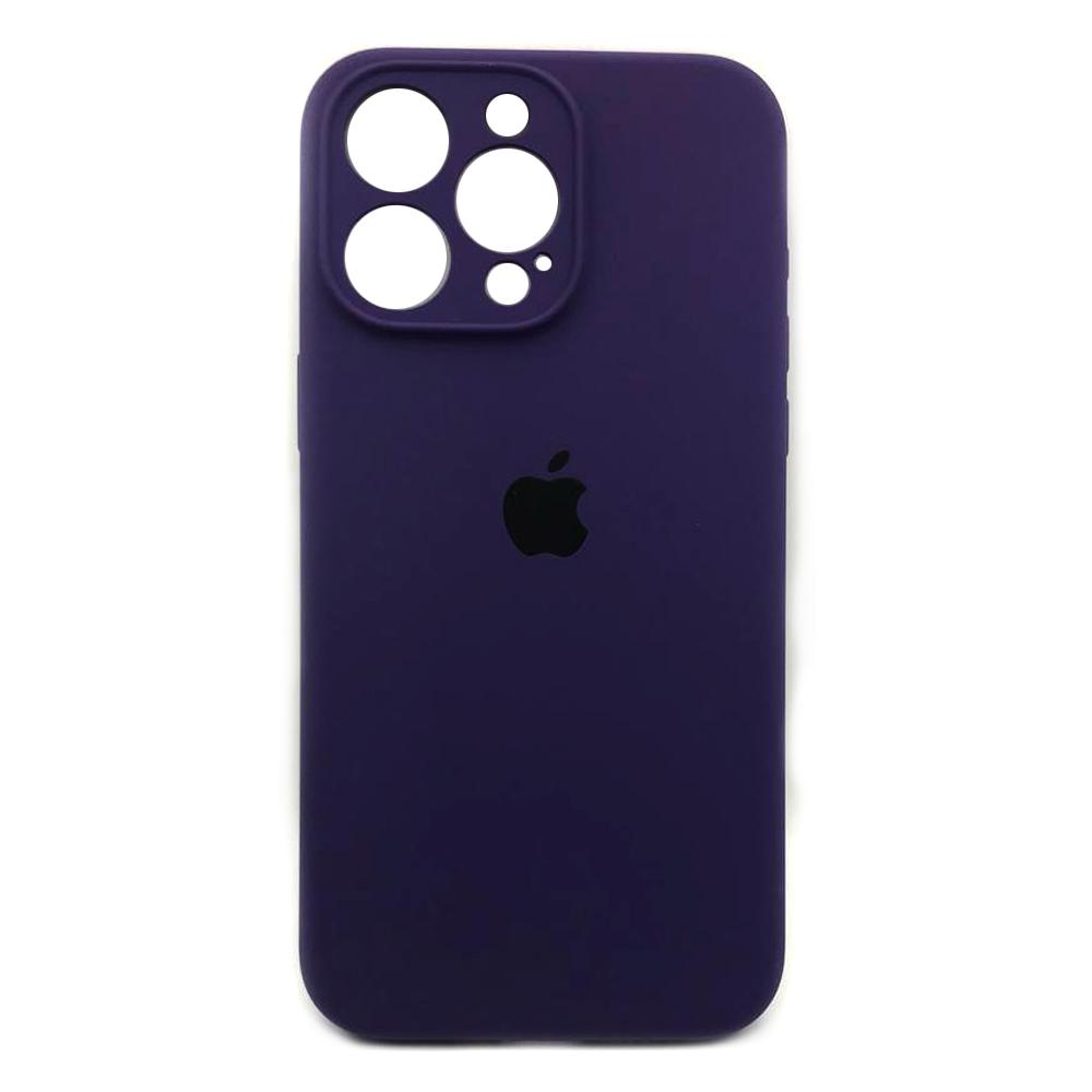 Silicone Case Full Camera Protective (AA) для iPhone 15 Pro Max (Ultra violet)