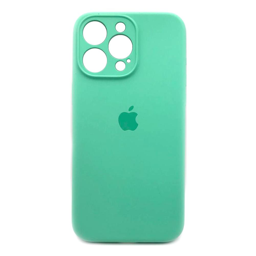 Silicone Case Full Camera Protective (AA) для iPhone 15 Pro Max (Spearmint)