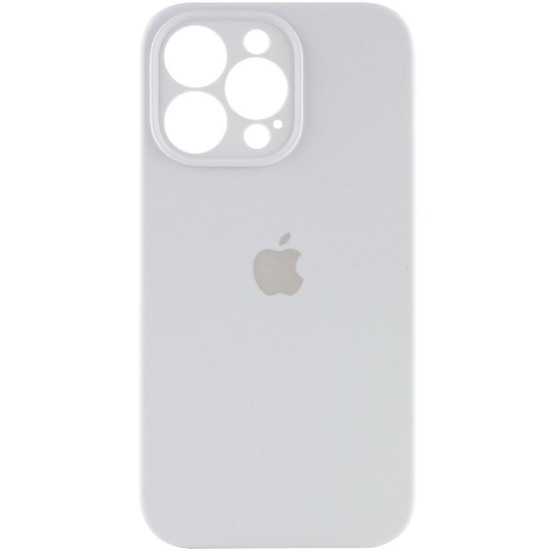 Silicone Case Full Camera Protective (AA) для iPhone 15 Pro Max (White)