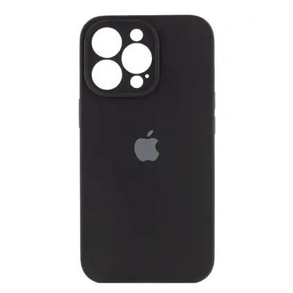 Silicone Case Full Camera Protective (AA) для iPhone 15 Pro Max (Black)