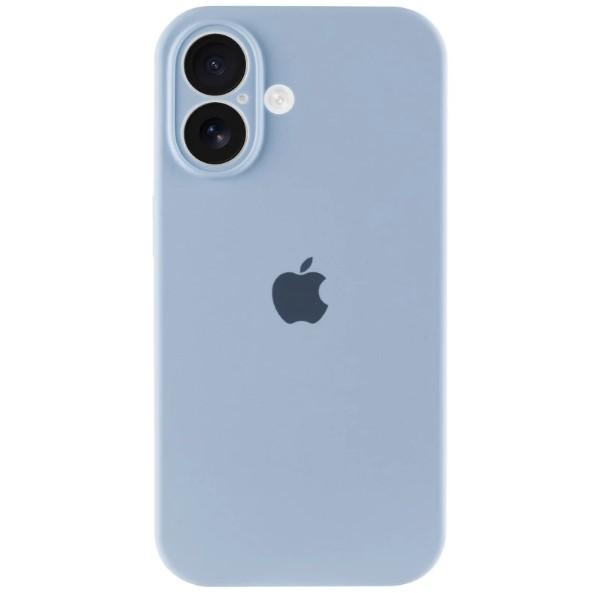 Silicone Case Full Camera Protective (AA) для iPhone 16 Plus (Lilac cream)