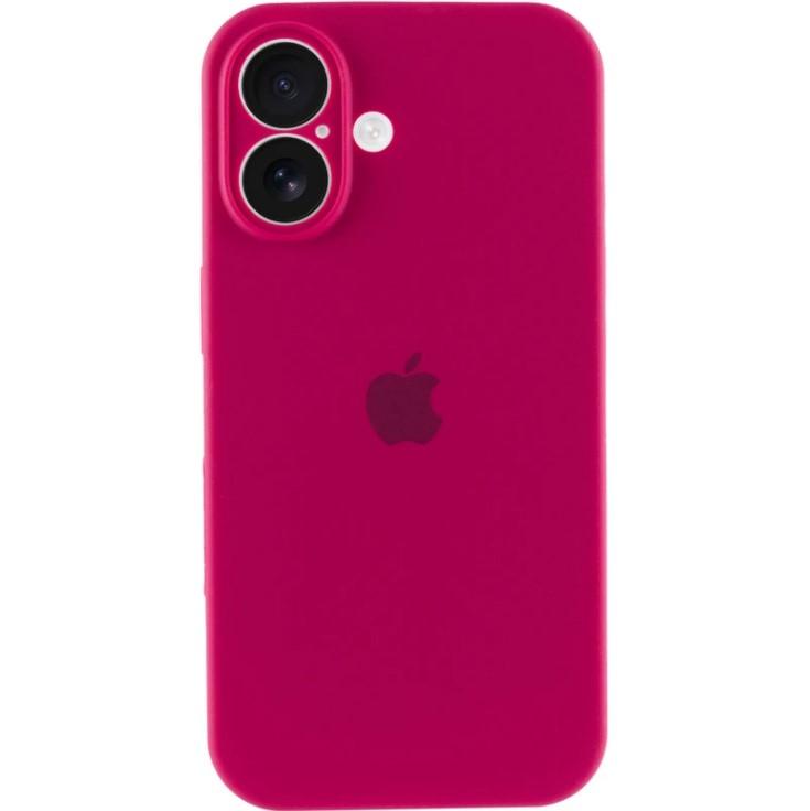 Silicone Case Full Camera Protective (AA) для iPhone 16 Plus (Dragon fruit)